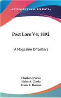 Poet Lore V4, 1892