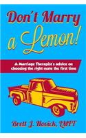 Don't Marry a Lemon