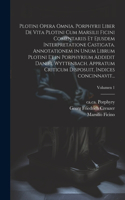 Plotini opera omnia. Porphyrii liber de vita Plotini cum Marsilii Ficini comentariis et ejusdem interpretatione castigata. Annotationem in unum librum Plotini et in Porphyrium addidit Daniel Wyttenbach. Appratum criticum disposuit, indices concinna