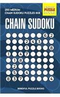 Chain Sudoku: 250 Medium Chain Sudoku Puzzles 8x8(52 Chain Puzzles)