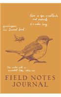 Field Notes Journal: (USA Birds)