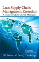 Lean Supply Chain Management Essentials
