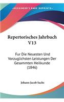 Repertorisches Jahrbuch V13