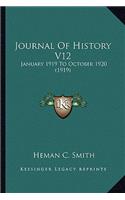 Journal Of History V12