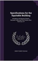 Specifications for the Equitable Building