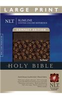 NLT Slimline Center Column Reference Bible, Compact Edition