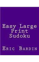 Easy Large Print Sudoku