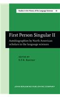 First Person Singular II