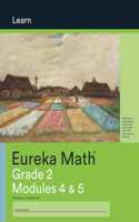 Eureka Math Grade 2 Learn Workbook #2 (Modules 4-5): (Eureka Math)