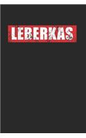 Leberkas Lustiges Bayerisches Leberkaas Bayern: 120 Pages 6 'x 9' -Dot Graph Paper Journal Manuscript - Planner - Scratchbook - Diary