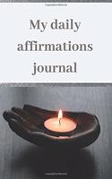 My daily affirmations journal