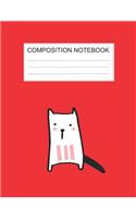Composition notebook: Ruled (8.5 x 11 in), 110 Pages: Diary Book For Girl, Journal Notebook For Kids, Writing Journal Lined, Cute Pets green (8.5 x 11 in), 110 Pages(22 Cute Composition Notebook Red)