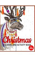 Christmas Coloring and Activity Book for Kids