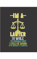 Im a Lawyer So While Its Possible That I Could Be Wrong It's Highly Unlikely