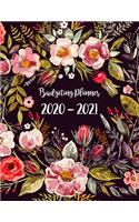 Budgeting Planner 2020-2021: 2 year Daily Weekly & Monthly Calendar Expense Tracker Organizer For Budget Planner And Financial Planner Workbook with flower classic cover