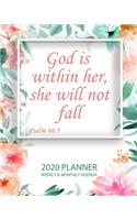 God is within her she will not fall