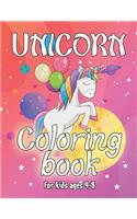 Unicorn Coloring Book for Kids Ages 4-8