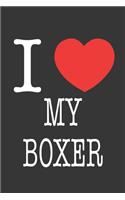 I Heart My Boxer Notebook