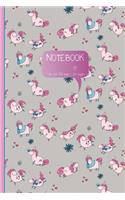 Unicorn Dot Grid With Margins Notebook