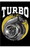 Turbo: Charged for Racing Lovers Lined Notebook Journal Diary 6x9