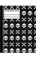 Skull Bones Composition Notebook - College Ruled