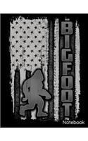 Bigfoot Notebook: Journal, Diary or Sketchbook with Wide Ruled Paper