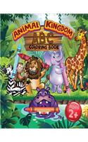 Animal Kingdom ABC Coloring Book: For Kids Ages 2+ (8.5x11)