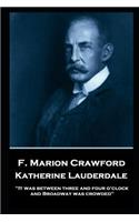 F. Marion Crawford - Katherine Lauderdale