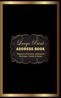 Large Print Address Book