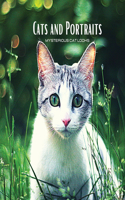 CATS and PORTRAITS - Mysterious Cat Looks: Cat-themed colour photo album. Gift idea for animal and nature lovers. Photo book with close-up portraits of cats.