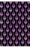 Journal Notebook Teardrops Pattern 7: Blank Journal To Write In, Unlined For Journaling, Writing, Planning and Doodling, For Women, Men, Kids, 160 Pages, Easy To Carry Size.(7 Handy Plain Journal 2)