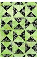Journal Notebook Triangles With Dots Pattern 4