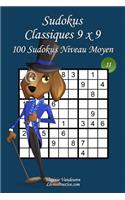 Sudokus Classiques 9 x 9 - Niveau Moyen - N°11: 100 Sudokus Moyens - Format facile à emporter et à utiliser (15 x 23 cm)(11 Sudokus Classiques 9 X 9 - Moyen)