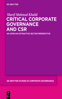 Critical Corporate Governance and Csr