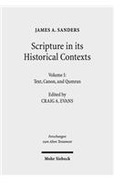 Scripture in Its Historical Contexts