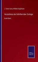Verzeichniss der Schriften über Zoologie