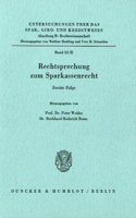 Rechtsprechung Zum Sparkassenrecht