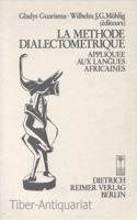 La Methode Dialectometrique Appliquee Aux Langues Africaines