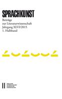 Sprachkunst XLVI/2015 1. Halbband