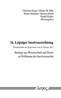 16. Leipziger Insolvenzrechtstag