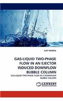 Gas-Liquid Two-Phase Flow in an Ejector Induced Downflow Bubble Column