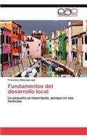 Fundamentos del desarrollo local