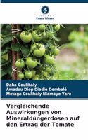 Vergleichende Auswirkungen von Mineraldüngerdosen auf den Ertrag der Tomate