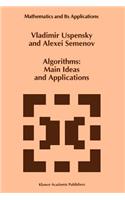 Algorithms: Main Ideas and Applications