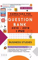 Oswaal Karnataka PUE Solved Papers I PUC Business Studies Book Chapterwise & Topicwise (For March 2020 Exam)