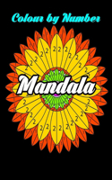 Mandala Color By Number: Mandala Color By Number Anti Anxiety Coloring Book For Relaxation: 52 Beautiful Meditative Mandalas
