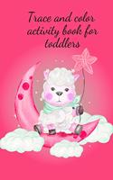 Trace and color activity book for toddlers