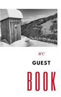WC Guest Book: 150 pages, Half Wide Ruled / Half Blank, hardy durable Matte cover.