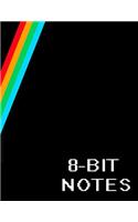 SPECTRUM 8-BIT Notepad - Lined Page Journal 8 x11