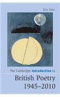 The Cambridge Introduction to British Poetry, 1945–2010